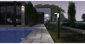 LED Kültéri lámpa NATURA LED/12W/230V 4000K 60 cm IP65 barna/antracit