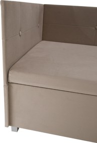 Heverő tárolóhellyel, bézses szürke, AURIA UNI