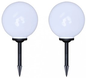4 db kültéri gyalogjáró LED-lámpa cölöppel 30 cm