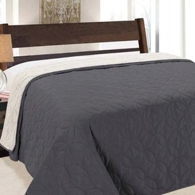 Dekoratív ágytakaró Vigo II 220x240 acél virágos