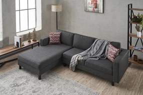 Sarokkanapé Kale Linen Balos - Antracit