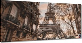 Festmények 180x90 Eiffel-torony Párizs utca