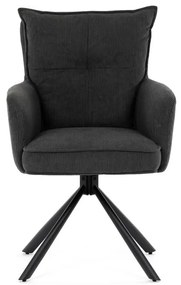 Szürke Kordbársony Étkezőszék. HC-X1128 GREY2