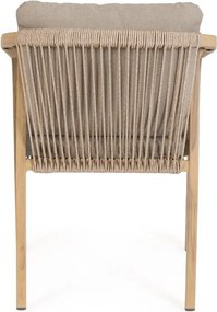 Natúr színű fém kerti szék Kalimera – Bizzotto