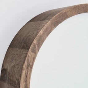 Brilagi-LED RGBW Dimmelhető mennyezeti lámpa CARVALHO SLIM 1xE27/15W/230V Wi-Fi tölgy átmérő 27 cm