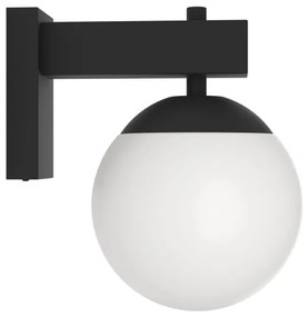 Eglo 900669 - Kültéri fali lámpa BUFALATA 1xE27/40W/230V fekete IP44