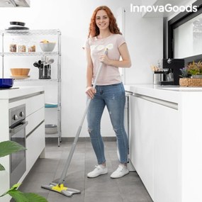 Twop InnovaGoods Szálas szivacsos felmosórongy X típusú csavarással,  360° forgással, 142 cm