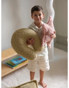 Zöld buklé párna gyerek kanapéhoz U – Wigiwama