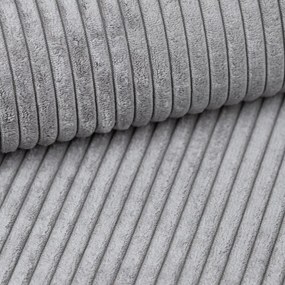 U alakú ülőgarnitúra SMART COSARO 295x140 cm, világosszürke