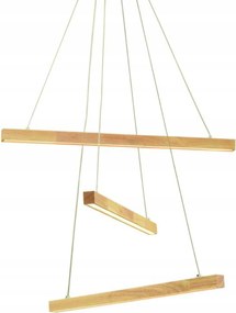 Aca Lighting függeszték Led 27W 3000K 2850lm Candela fa Átméretű 56XMÉRETŰ 100CM