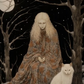 Poszter 30x30cm Erdei őrző