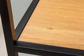 Design könyvespolc Maille 185 x 135 cm vad tölgy