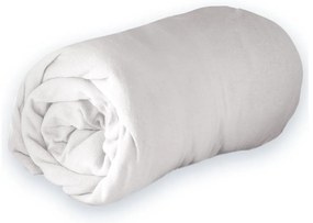 Fehér gumis jersey lepedő 160x200 cm Jersy – douceur d'intérieur