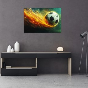 Kép - Focilabda repülés közben (90x60 cm)