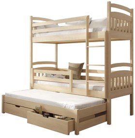 Emeletes gyerekágy 90 cm Annita (fenyő). 615010