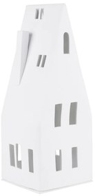 Räder Fehér porcelán gyertyatartó HÁZIKÓ hegyes tetővel, nagy