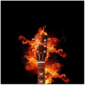 Poszterek 100x100 Lángoló griff