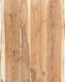 vidaXL tömör akácfa asztallap 80 x (50-60) x 3,8 cm