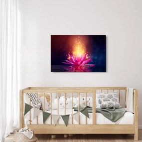 Tavirózsa a vízen képe (90x60 cm)