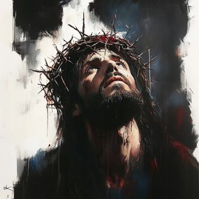 Vászonkép Canvas Jézus Töviskorona Szenvedély Vallás 40x40