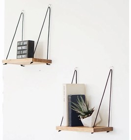 KÉSZLET 2x Fali polc fenyő