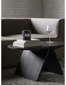 Fekete tölgyfa dohányzóasztal 43x80 cm Avio – Blomus