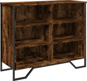 vidaXL sonoma tölgy színű szerelt fa tálalószekrény 91 x 35,5 x 74,5cm