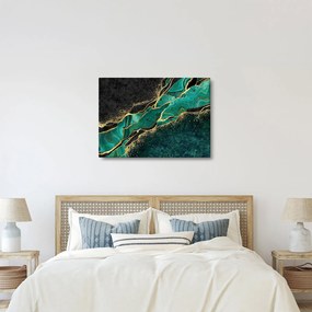 Kép - Kerozin-arany márványozás (70x50 cm)