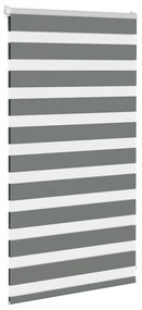 zebrafüggönnyel sötét szürke szövetszélesség 75,9 cm poliészter