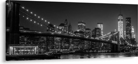 A New York-i Brooklyn-híd képe (120x50 cm)