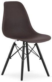 PreHouse OSAKA szék, kávé/fekete lábak