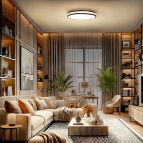 Solight WO8012 - LED Dimmelhető mennyezeti lámpa LASKOS LED/48W/230V 3000-6500K + távirányító