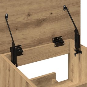 vidaXL Előadóterem Podium Kerekekkel Ásvány Tölgy Műszakilag Kezelt Fa