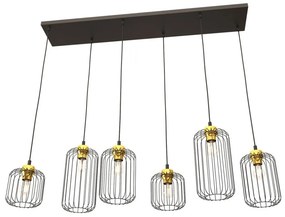 Emibig VANDER 1364/6 Plafonlámpa 6x15W/E27 IP20
