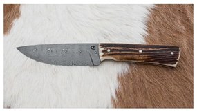 Damaszkuszi vadászkés 11 cm szarvas agancs