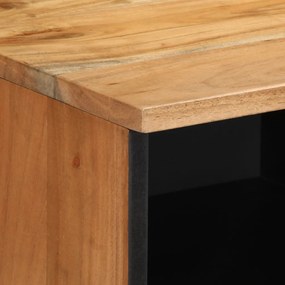 TV Szekrény 100x33,5x46 cm Tömör Akácfából