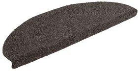 öntapadós lépcsőszőnyegek 30 db 65 x 21 x 4 cm antracit színű, félkör alakú, nagy