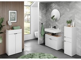 Fehér mosdó alatti szekrény 80x60 cm Forano – Germania