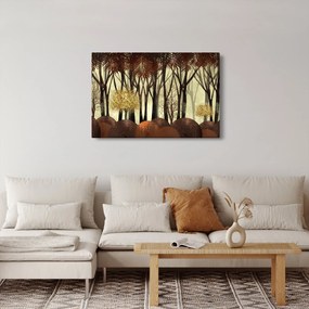 Kép - Dekoratív erdő (90x60 cm)