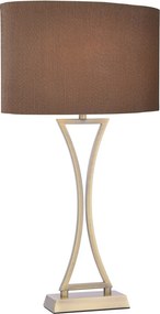 Dar Lighting glamour modern asztali lámpa oporto antik sárgaréz daropo4175
