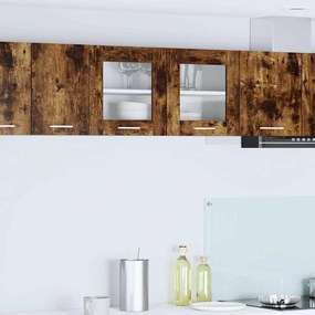 Függő szekrény Riga Füstölt tölgy és fehér 80 x 31 x 40 cm