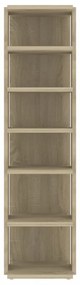 2 db sonoma tölgy színű cipősszekrény 27,5 x 27 x 102 cm