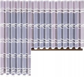 Mg Függöny jacquard 618/175 Fehér 400X250cm kész M szalaggal