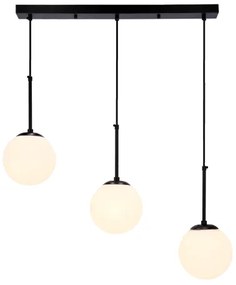 Csillár zsinóron POMPEI 3xE27/40W/230V fekete