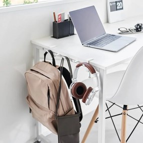 Matt fehér állítható acél akasztó Tower – YAMAZAKI