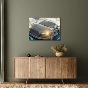 Audi autó képe - szürke (70x50 cm)