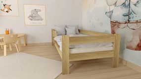 Ala fenyő gyerekágy natúr 90x200 + ajándék ágyrács