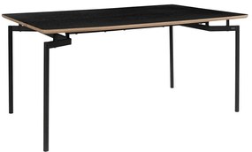 Fekete étkezőasztal 90x160 cm Alto – Støraa