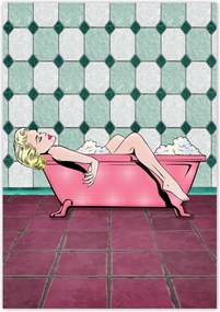 Poszterek 70x100 Marylin Monroe a kádban