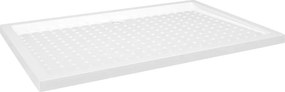 vidaXL fehér pettyes ABS zuhanytálca 80 x 120 x 4 cm